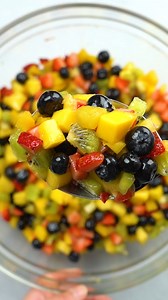 87K views · 519 reactions | RECIPE: https://feelgoodfoodie.net/recipe/fruit-salad-coconut-lime-poppy-seed-dressing/ There’s something about a Tropical Fruit Salad that just makes you feel happy! This recipe also includes my “secret sauce,” which is citrusy and floral. | Feel Good Foodie | Facebook