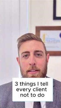 3 things I tell every client not to do #longisland #criminaldefense #nassaucounty #lawyer #newyork