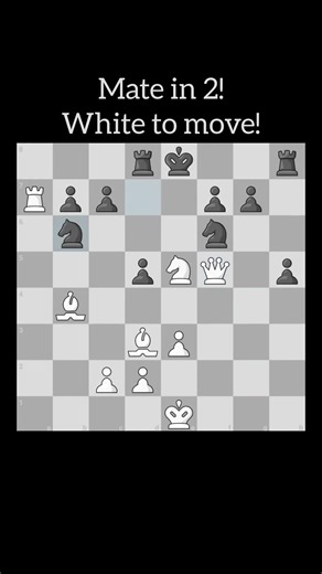 Can you find the checkmate in two? White to move!