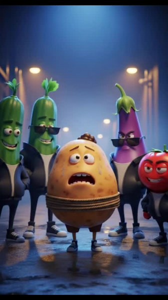 Basanti's Funny Dance Challenge in Veggie Style