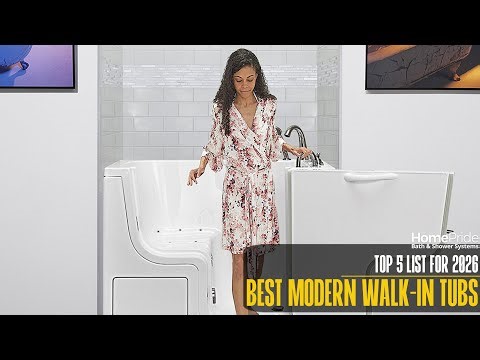 Top 5 Modern Walk-In Tubs for 2026 (Safety, Style & Pain Relief Compared)