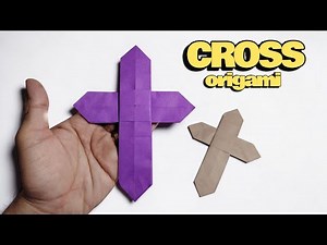 How to Make an Origami Cross ✝️ Easy Step-by-Step Tutorial!💯