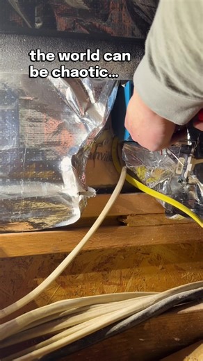 We can’t fix the chaos… but we can make your electrical work easy. #OddlySatisfying #NoStressService #TierOneElectric #dfwelectrician