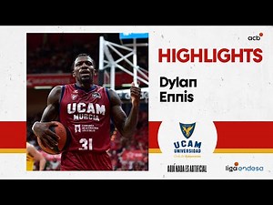DYLAN ENNIS leads UCAM Murcia's offense | Liga Endesa 2023-24