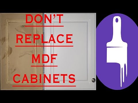How To Delaminate/de-foil MDF Cabinets