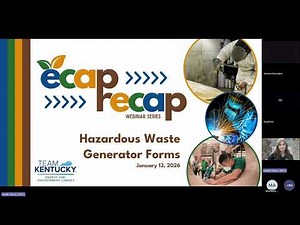 ECAP RECAP: Hazardous Waste Generator Forms