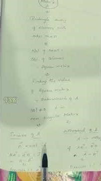 12th Maths/ unit -1/Application of matrices & Determinants / Exer 1.1 4 & 5th sum ‪@mathswithvsk6794‬