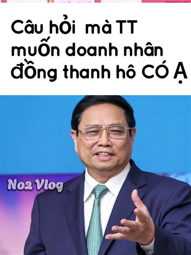 The question that the President wants businessmen to say YES in unison