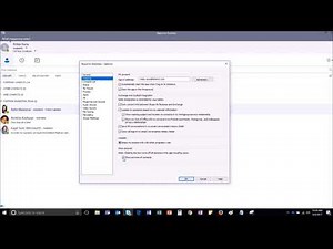 How to change personal account settings in Skype for Business?