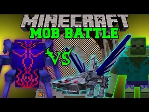 KNIGHT BUG VS MUTANT ZOMBIE & CEPHADROME - Minecraft Mob Battles - Mods