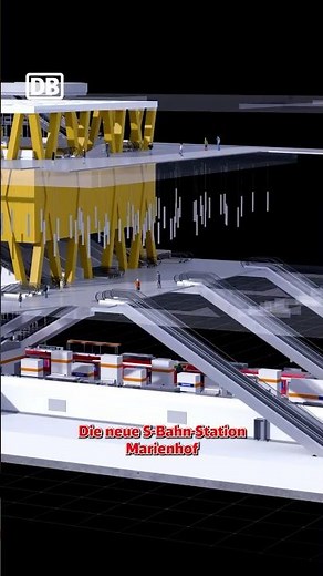 Neue unterirdische Station Marienhof: Betonage der Bodenplatte #2stammstrecke #shorts
