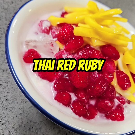Thai Red Ruby Dessert Recipe: A Sweet and Refreshing Treat