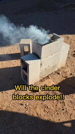 Will they explode? Busting the exploding cinder block myth. . #ourselfreliantlife #selfreliant #rocketstove #cooking #cinderblock #mythbusting #offgrid #offgridliving #offgridlife #homesteading #selfsufficient #selfsustainable #selfreliance #selfrelianceissexy | Our Self-Reliant Life