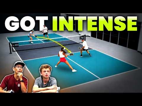 HIGH Level Mixed Pickleball (This Got INTENSE)