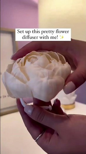 How to Set Up a Flower Diffuser #homefragrance #homedecor #gift