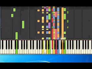 [Piano Tutorial Synthesia]Anne Murray - Walk right back (ge)