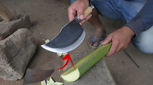 3.5M views · 9.4K reactions | Forging Knife / How To Forge a Stylish Cleaver From The Piece Of Plough Disc | Secret Metal Works | Facebook