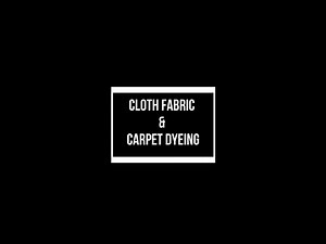 How to Permanently Dye Fabric, Upholstery & Carpeting