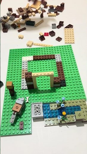 Easy lego dog house instalation