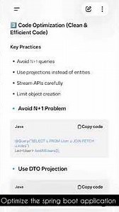How to Optimize Spring Boot Applications 🚀 | Java Performance Tips 2026