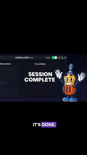 scroll lock will stop you from scrolling till you do it~ and you'll do it good won't you