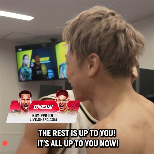 Teammates to the end 🤝 We're just ONE fight away from Masaaki Noiri's main event clash at ONE 173 in Tokyo! Tune in NOW! #ONE173 | ONE Championship