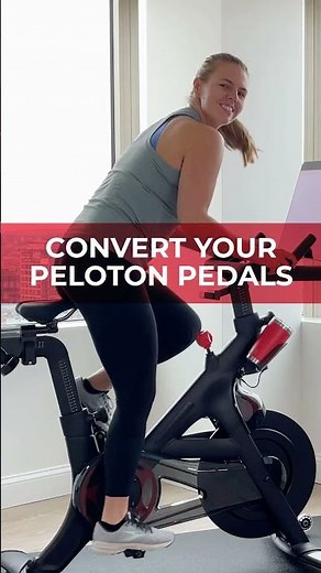 Switch between sneakers and Peloton shoes easily with TrubliFit Pedal Converters!
