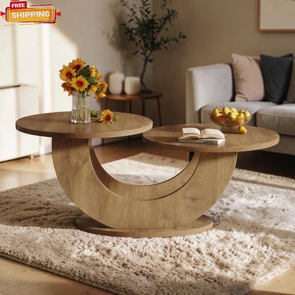 45 Inch Two-tier U-frame Coffee Table - Etsy UK