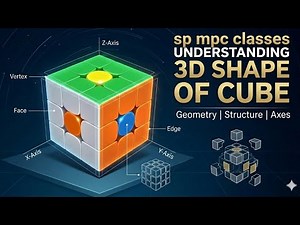 Understanding 3D Shapes: The Geometry of a Cube (Visual Guide) ​#Geometry #Maths #3DShapes