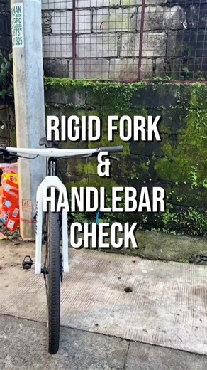 Rigid at handlebar check #critsetup #fork #handlebar #foryoupageofficiall #bikeversa