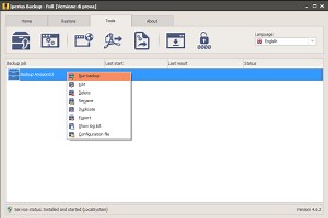 Backup to Amazon S3 with Iperius - Complete software