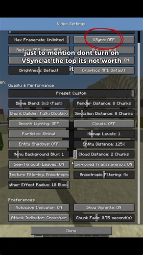 Boost Minecraft FPS with NO Mods (Just Settings)