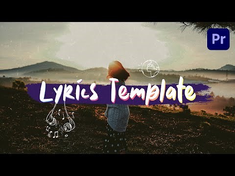 Free Lyrics Title Template | Premiere Pro