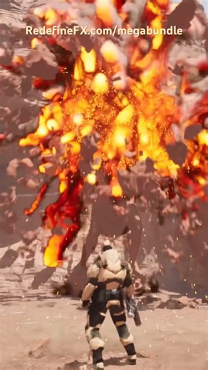 Unreal Engine Statue Explosion with Chaos & Niagara Fluids #realtimevfx #visualeffects #cinematic