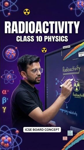 Radioactivity Explained 🔥 | Class 10 Physics | Board Exam Important | Kailash Sir | #mscilearn
