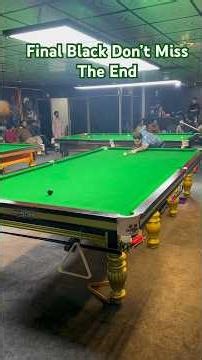 Snooker Tournament Final Black Ball Pressure Game | Rs Snooker Club } #Snooker ##finalblack #shots