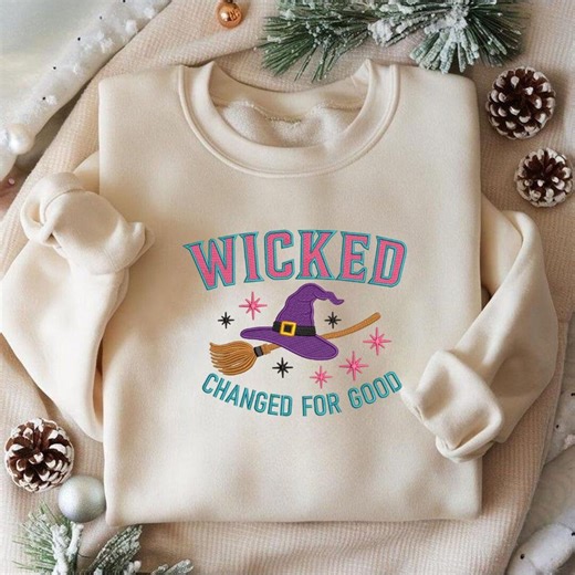 Wicked Embroidery Design, Witch Hat Broom Quote Embroidery File, Halloween Cute Witch Design, Embroidery File, Instant Download - Etsy