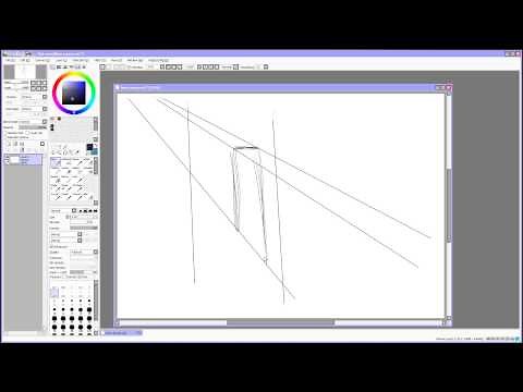Paint Tool SAI tutorial - straight lines and colorize layer
