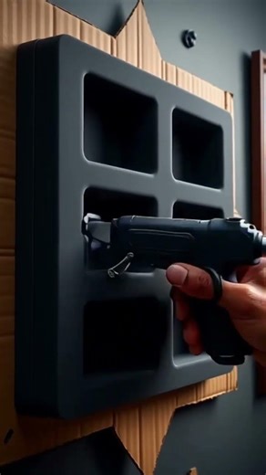 From Black Foam to Brutalist Beauty — A Cyber Upcycled Wall Takes Shape