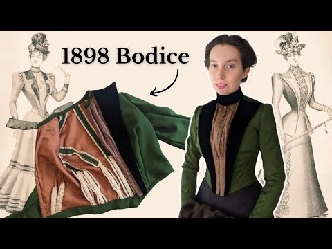 How to Sew an 1890s Bodice ✨ Featuring Historically Accurate Techniques