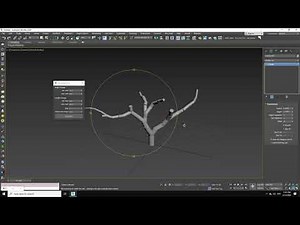 Making tree in 3ds max using max script.