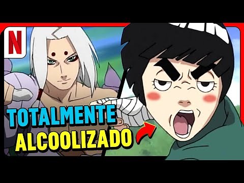 ROCK LEE LUTANDO BÊBADO 😱🤯 Rock Lee vs Kimimaro | Naruto | Netflix Brasil