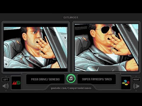 Outlander (Sega Genesis vs Snes) Side by Side Comparison