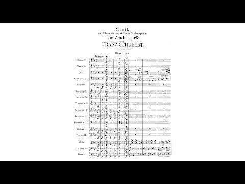 Schubert: Die Zauberharfe, Overture, D 644 ("Rosamunde" Overture) (with Score)