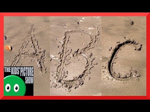 Sand Alphabet - Beach ABC's - The Kids' Picture Show (Fun & Educational Learning Video)