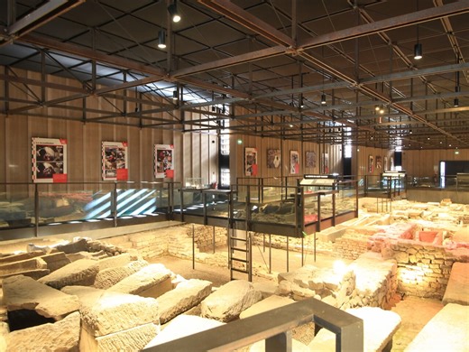 Ce site unique en France abrite 700 m² de vestiges archéologiques exceptionnels