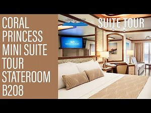 Coral Princess Mini Suite Tour | Stateroom B208