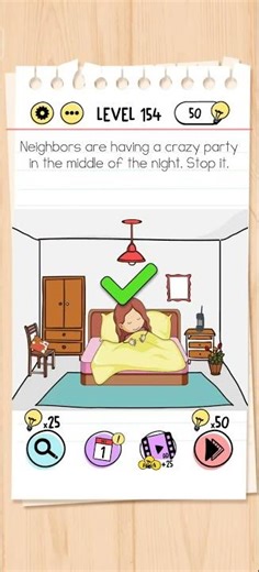 Brain Test Level 154 Solution & Walkthrough | Tricky Puzzles (Android & iOS Shorts)