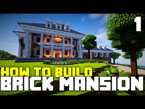 Minecraft Xbox One: How To Build - Brick Mansion! (Part 1)