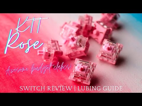 KTT Rose Linear Switch Review and Lubing Guide | Awesome budget clacks